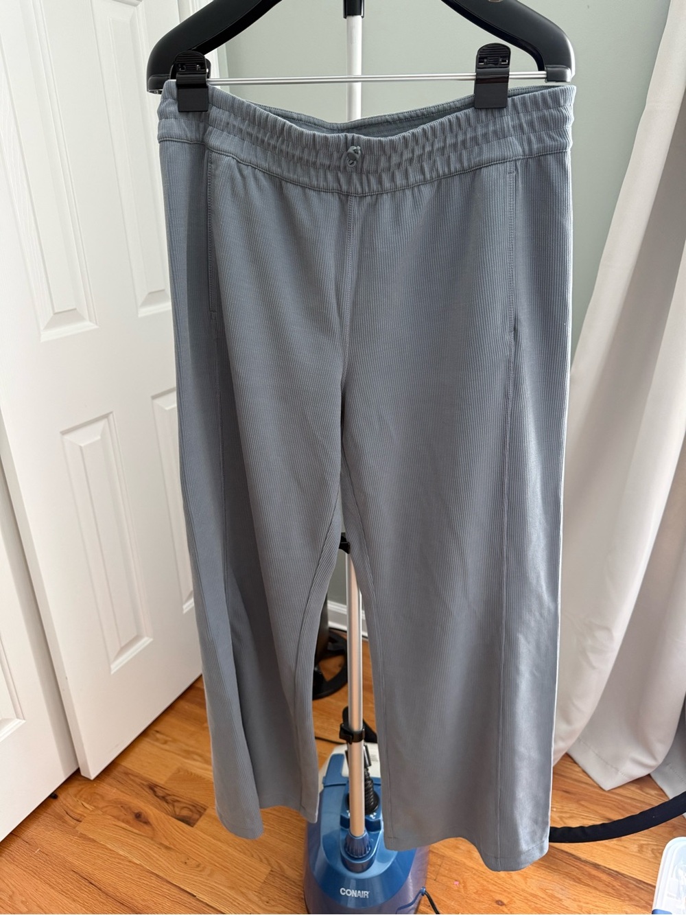 Lululemon Softstreme High Rise Wide Leg Pants Blue Gray Size 14